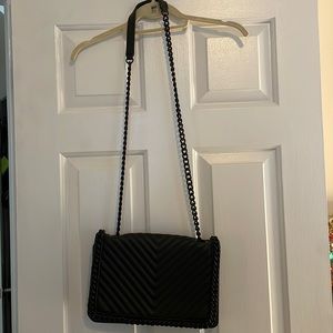 Aldo black chain purse